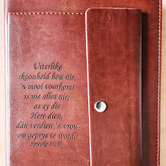 Personalised Leather Book Cover